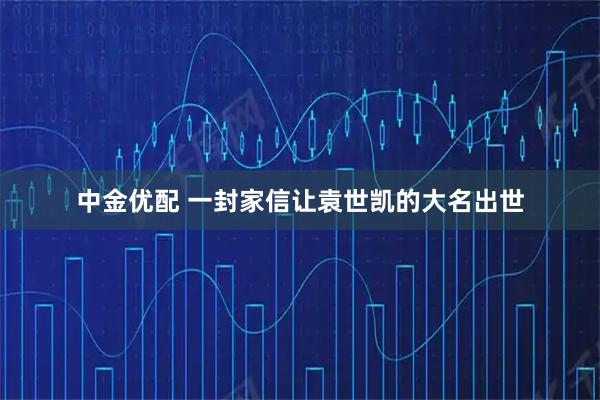 中金优配 一封家信让袁世凯的大名出世